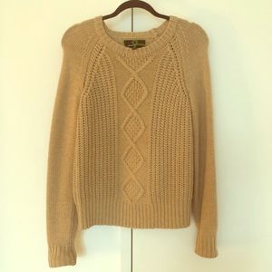 C Wonder Cable Knit Sweater - Size S